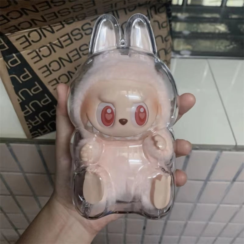 LABUBU Have a Seat Transparent Case Labubu Plastic Case Backpack Charms